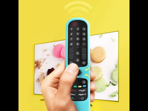  Fintie Silicone Case for LG AN-MR21GA AN-MR21GA MR22GA MR22GN  MR23GA MR23GN Remote Control, Lightweight Anti Slip Shockproof Protective  Cover for LG Smart TV Magic Remote 2021 2022 2023,Sky Blue-Glow :  Electronics